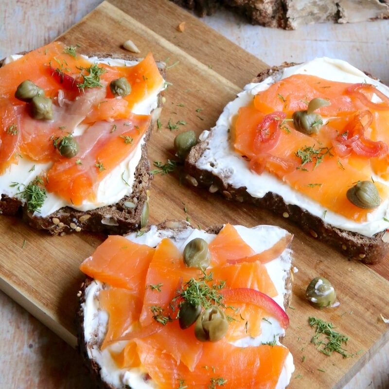 Tartines Saumon Fumé